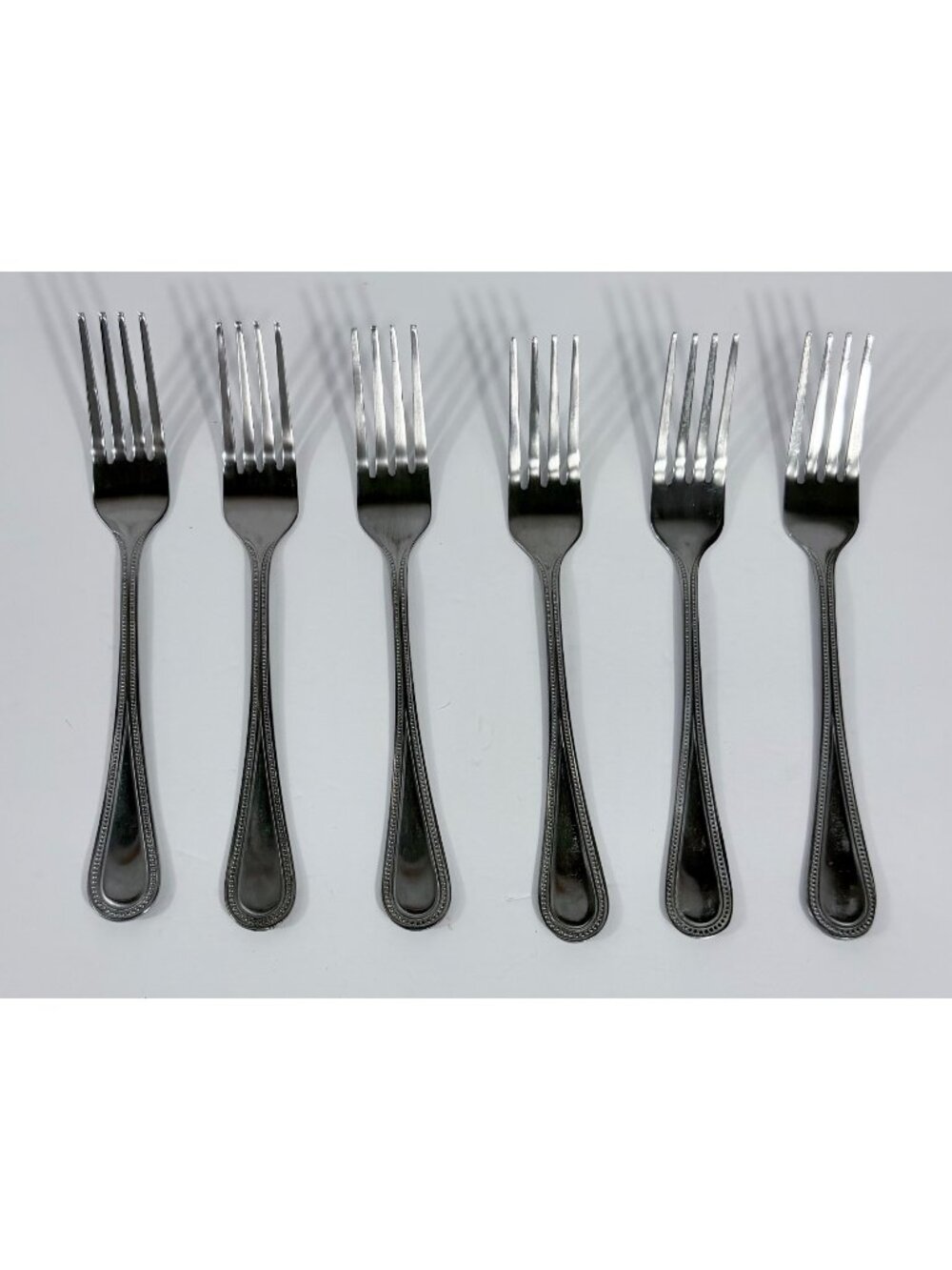 Set Of 6 Nantucket Distributing Christmas Tree Shops Stainless Steel Dinner Fork
